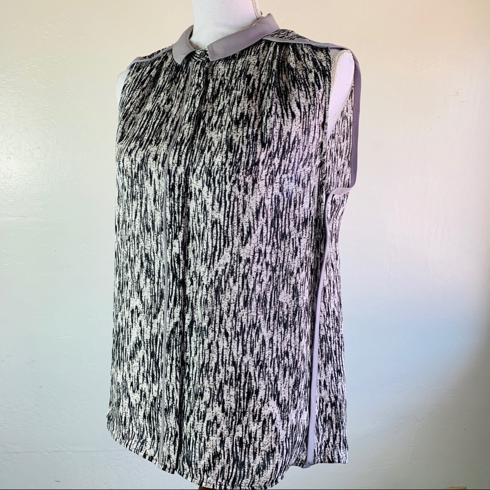 NWT Halston Heritage Sleeveless Blouse